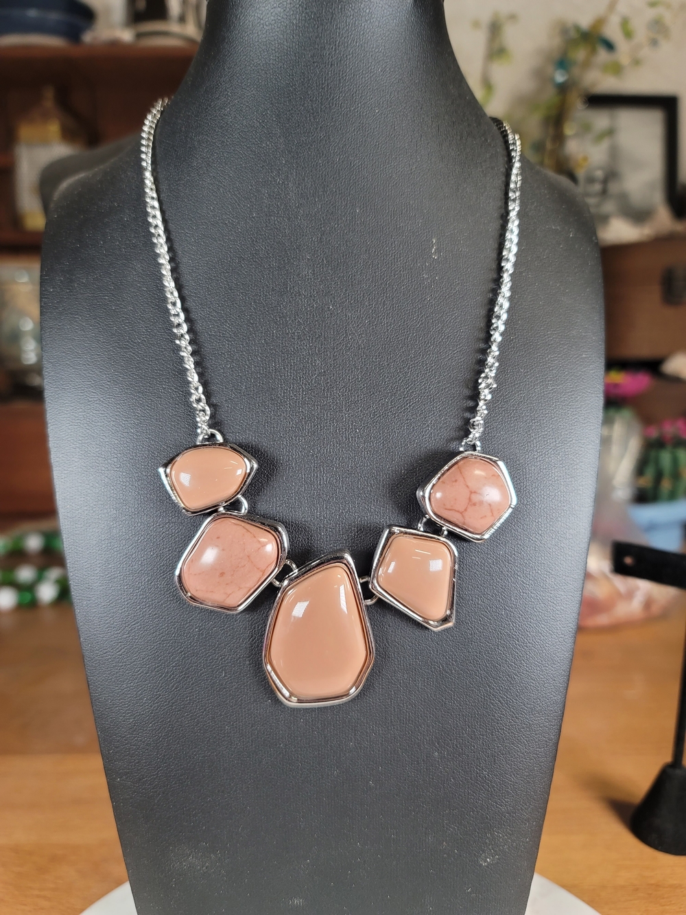 paparazzi Brown Stone Statement Necklace